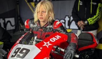 Imagen de Lorenzo Somaschini, un chico argentino de 9 años, murió a raíz de un accidente en una carrera de motos
