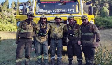 Imagen de La experiencia del bombero de Dolores que combate el fuego en El Bolsón