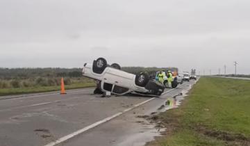 Imagen de Costa del Este: cinco heridos tras un vuelco en Ruta 11